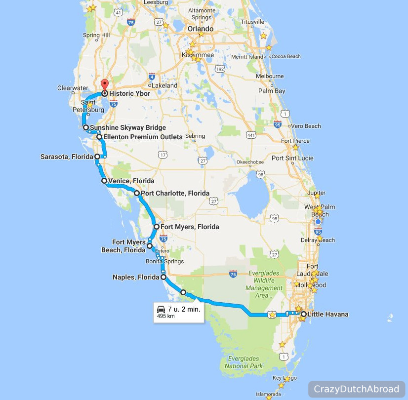 Map Of Florida West Coast Towns Map